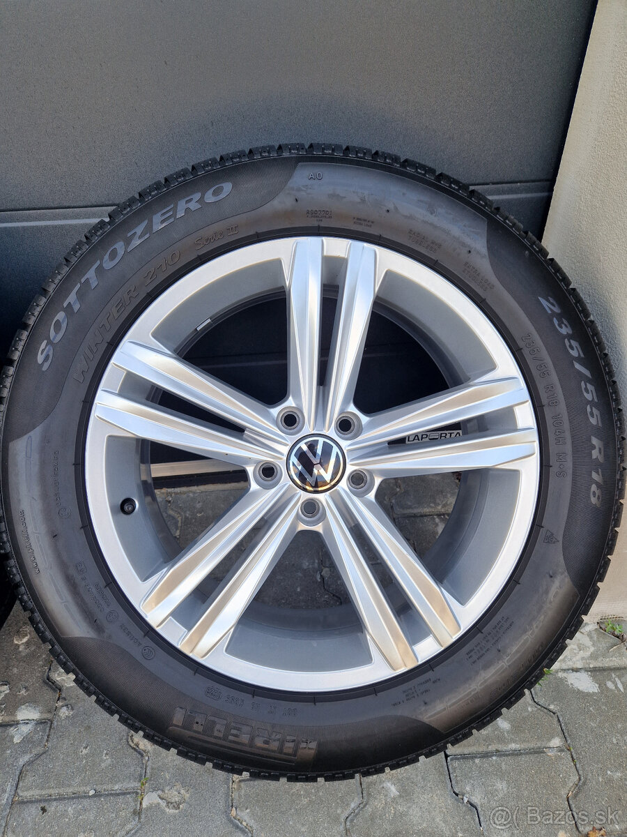 5x112 r18 kolesa Tiguan disky alu 18 volkswagen 235 55 vw