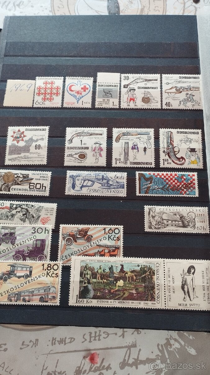 Československo kompletní rok 1969