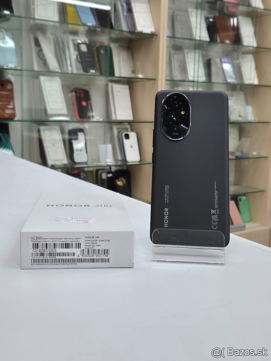 Honor 200 512GB šedý | ZÁRUKA
