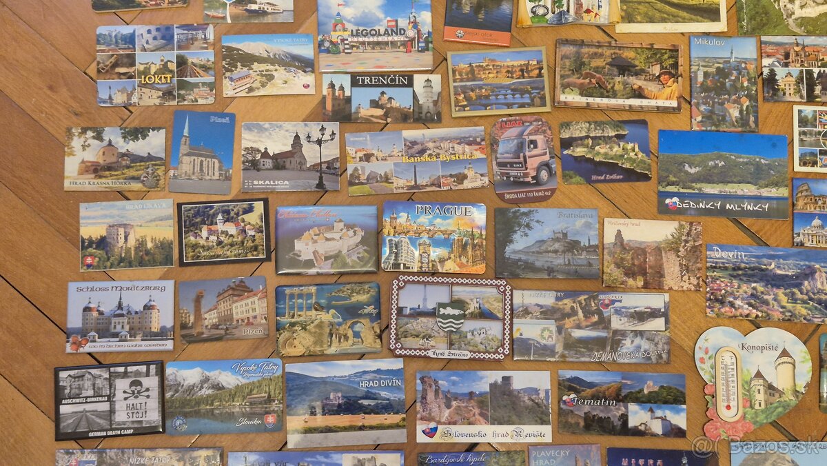 Predám všetky tieto magnetky