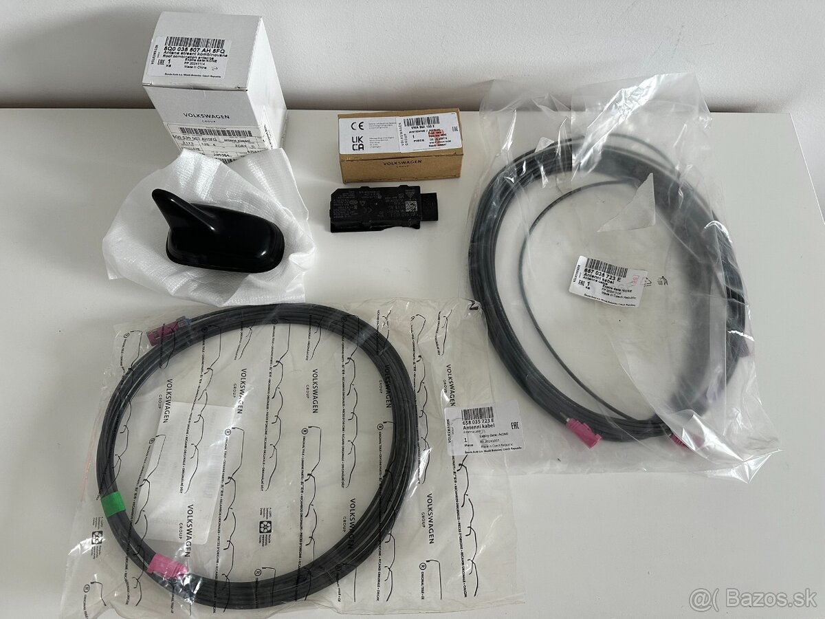 Originál Škoda Anténa, RJ, Kabeláž