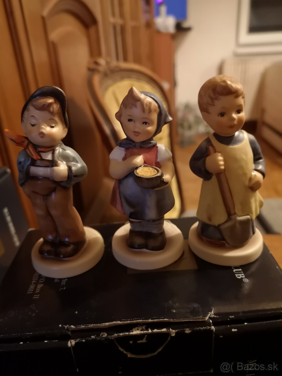 porcelánové sošky od Hummla Goebla