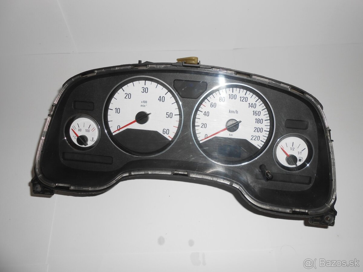 Biele budiky Opel Astra G / dieselové /