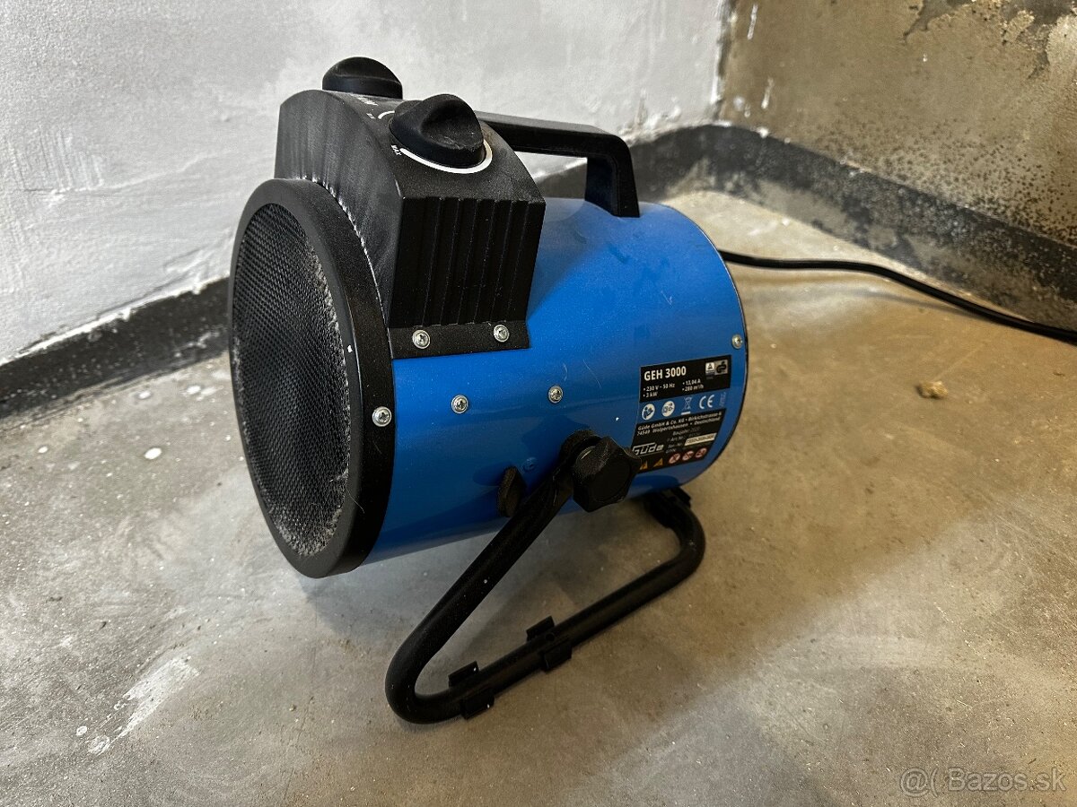 Elektricky ohrievač GUDE 3kw