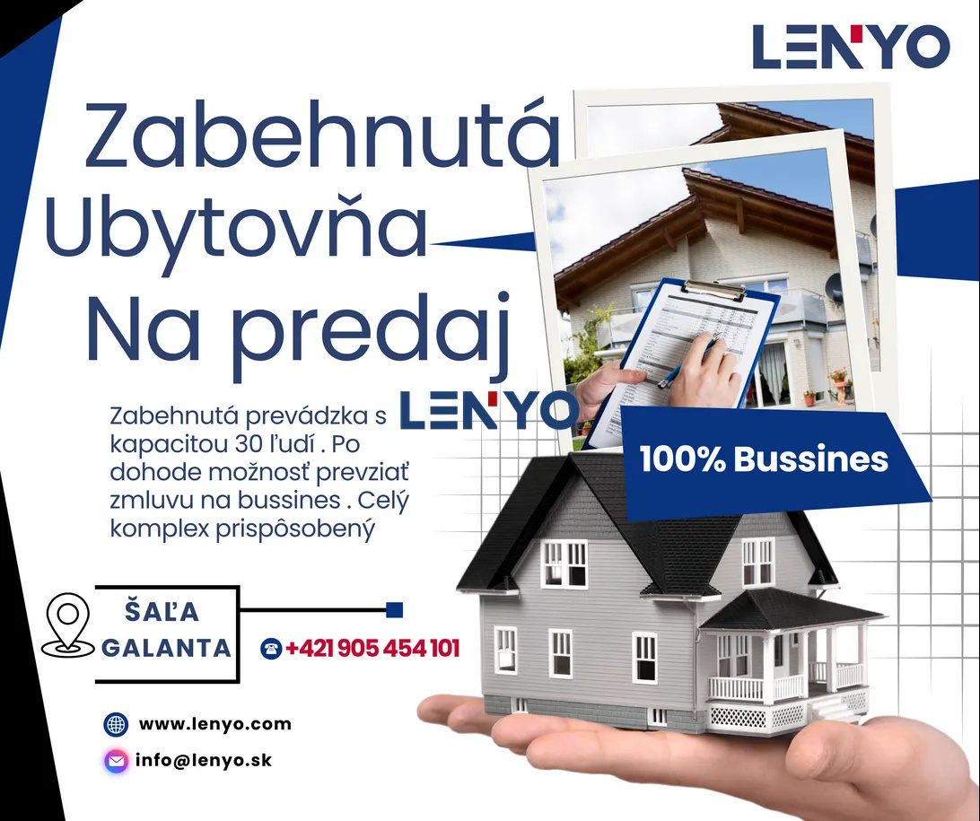 Na predaj ubytovňa so zabehnutým bussinesom