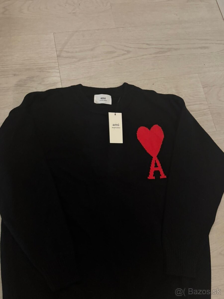 Ami Paris Čierna Mikina