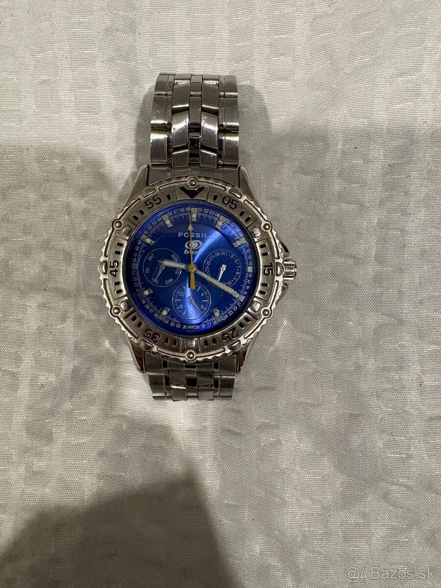 Predám hodinky fossil blue