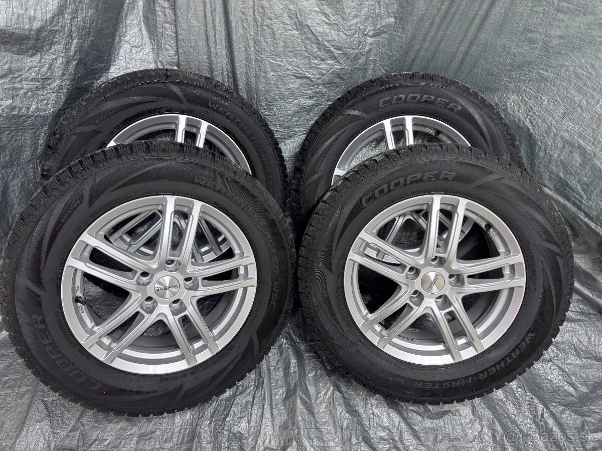 Alu disky DEZENT 17" + zimné pneu Cooper 235/65 R17