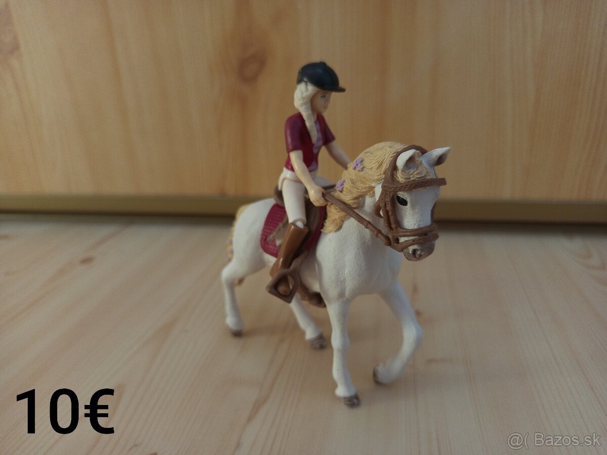 Schleich kôň s jazdkyňou