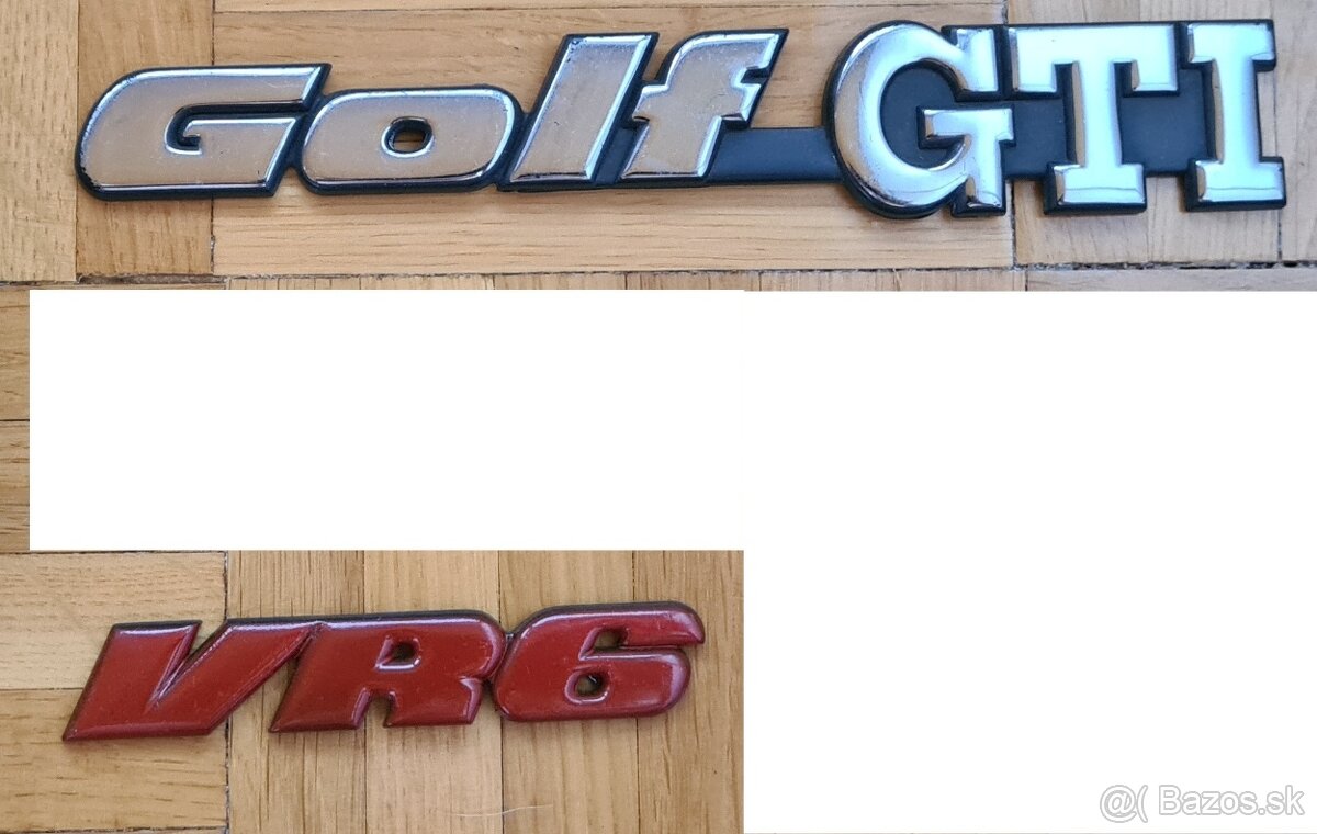 Predám znaky VW GOLF MK3