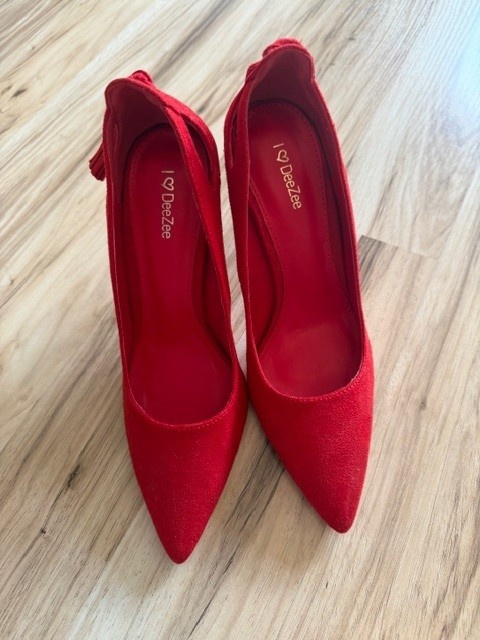 Červené lodičky DeeZee - nové