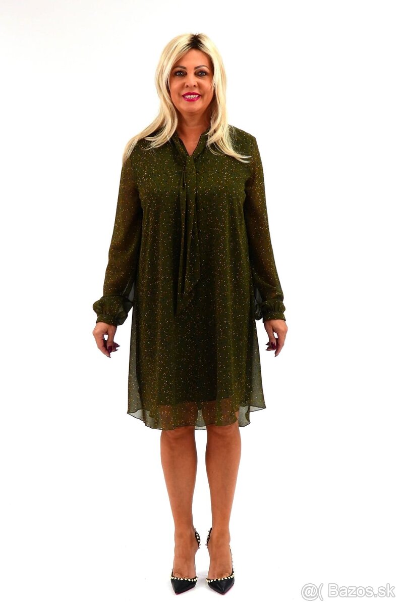 spololočenské šaty KHAKI