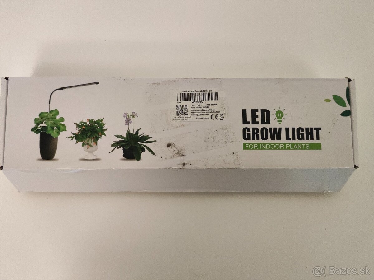 #L0259 LED Grow Light pre izbové rastliny – 20 LED, časovač