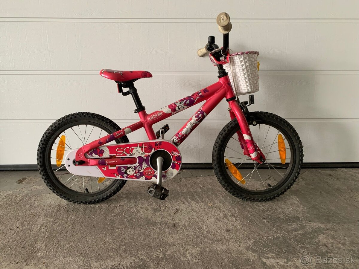Detský bicykel Scott, veľkosť 16