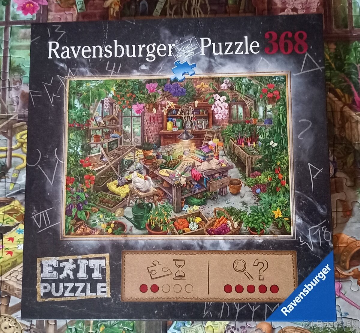 Exit puzzle Ravensburger - V skleníku