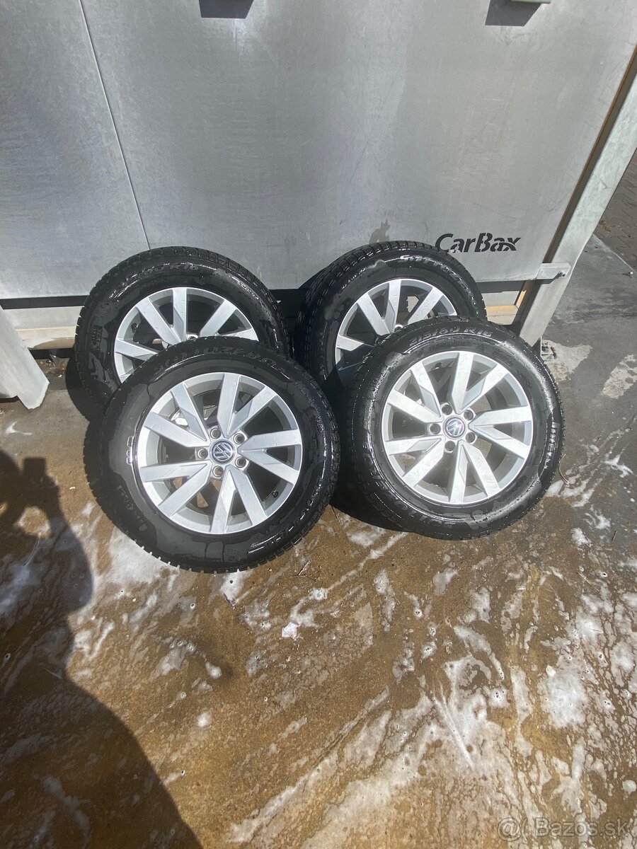 4 originál VW Arteon kolesá Aragon 215/60 R16 ročník 2018
