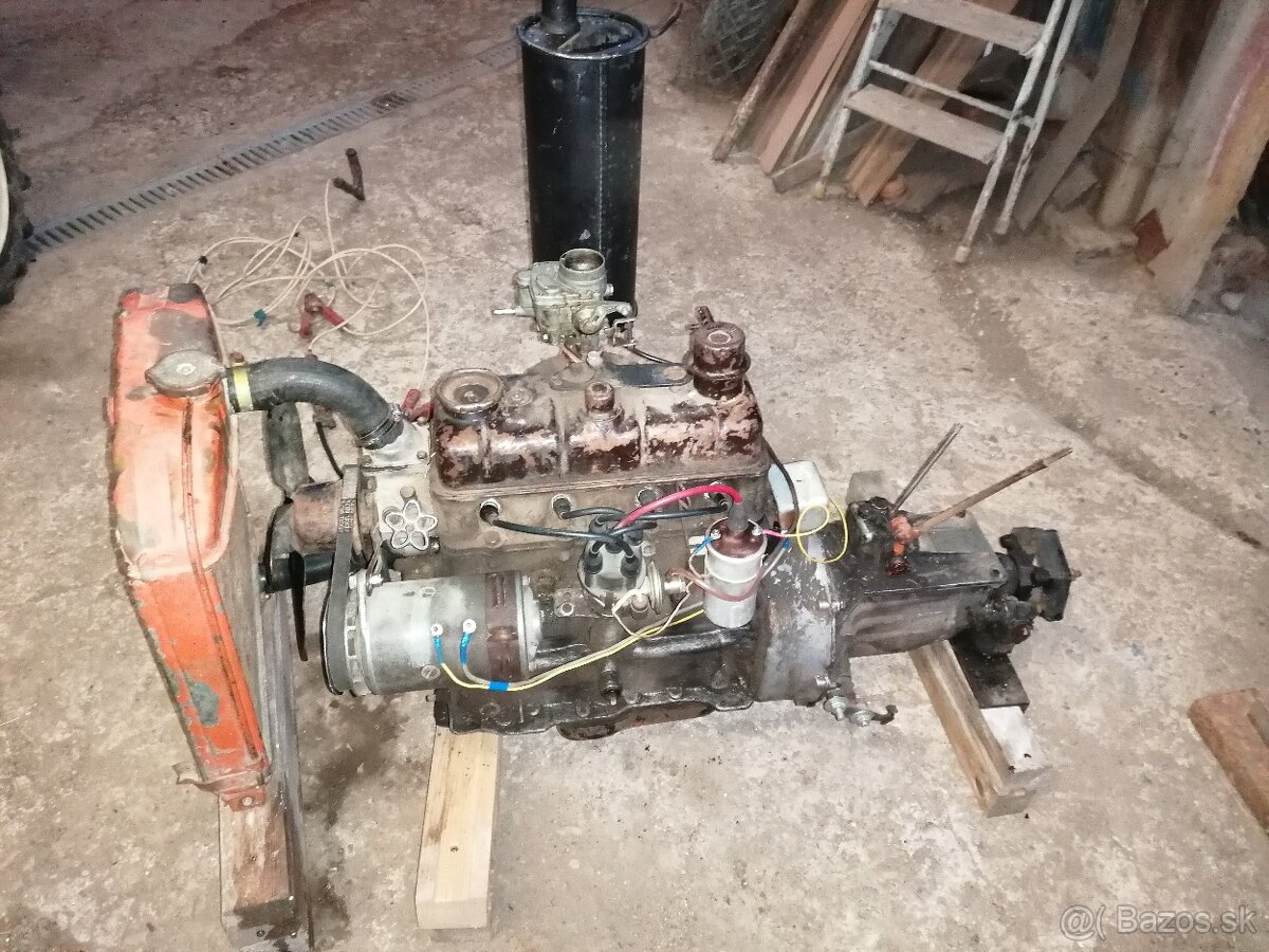 Predám motor s prevodovkou Škoda 1202.