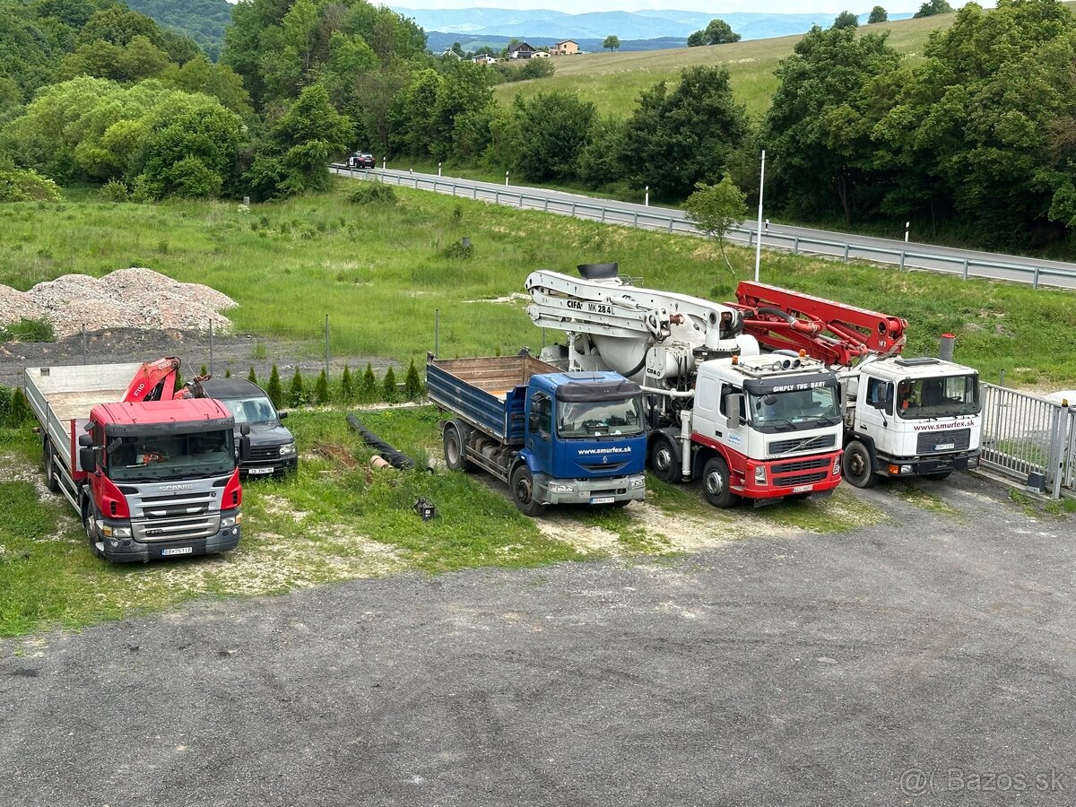 Vodič strojník Cifa pumik betonpumpa čerpadlo betónu