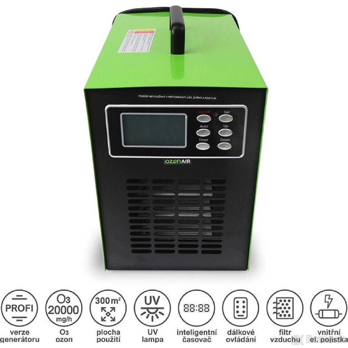 OzonAIR s UV lampou HM-20000-TC-UV