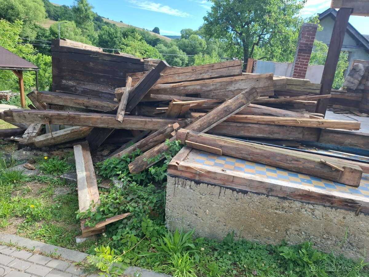 Predám drevo z drevenice