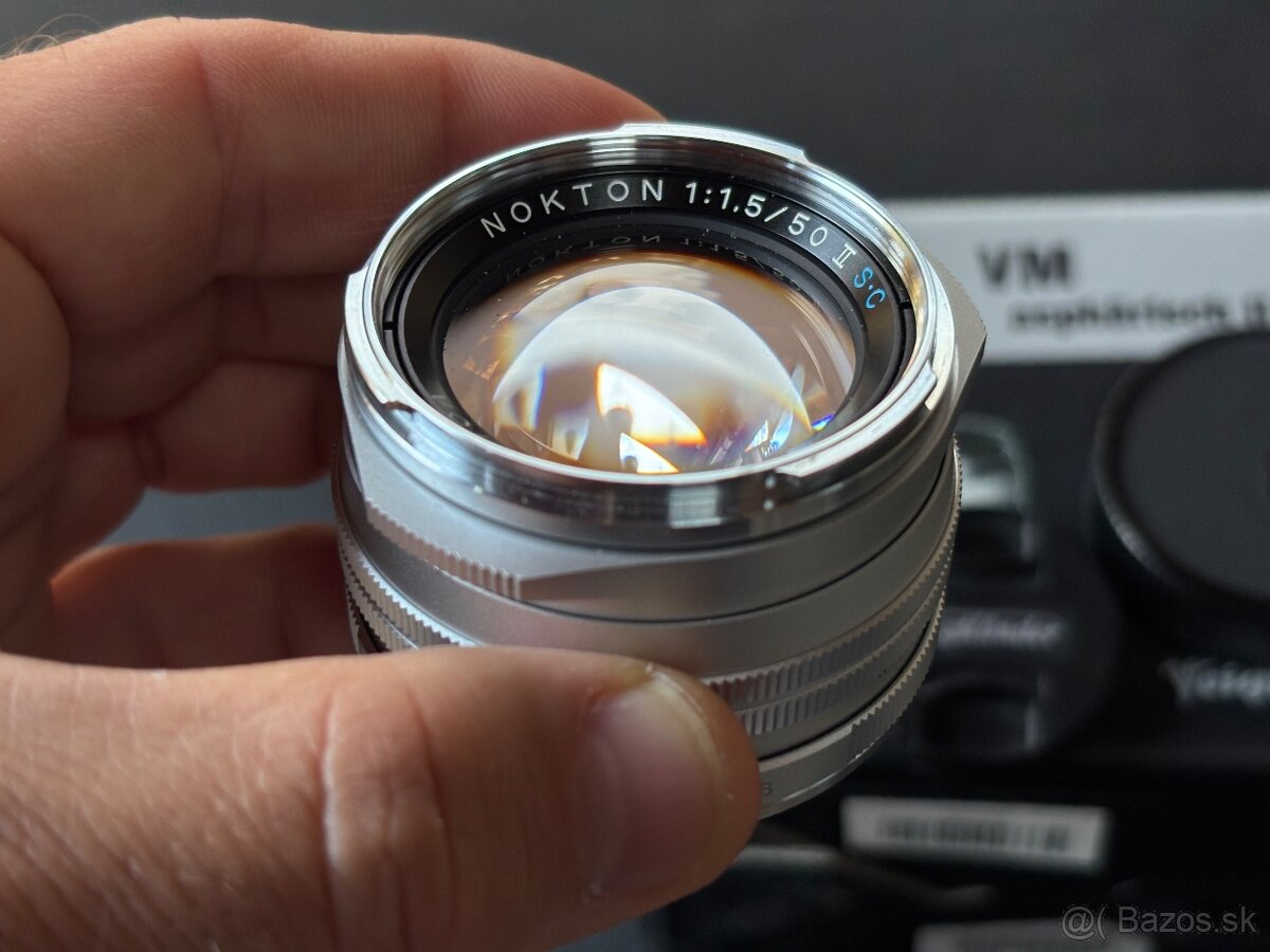Voigtländer Nokton 50mm f/1,5 II asph. S.C. pre Leica M