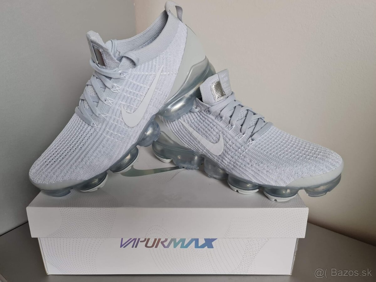 Nike Air VaporMax Flyknit 3.0 Pure Platinum, Origo (No Fake)