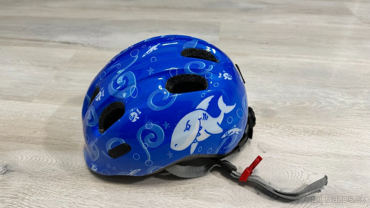 Detská prilba ABUS Smiley 2.0 Blue Sharky