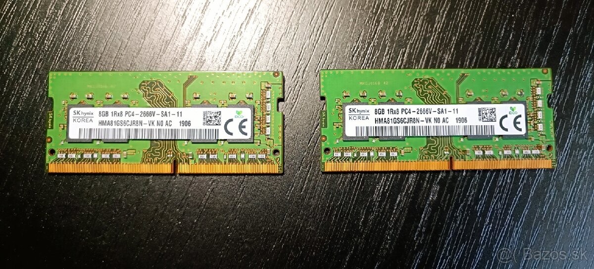 2x 8GB DDR4 do notebooku (16GB KIT)