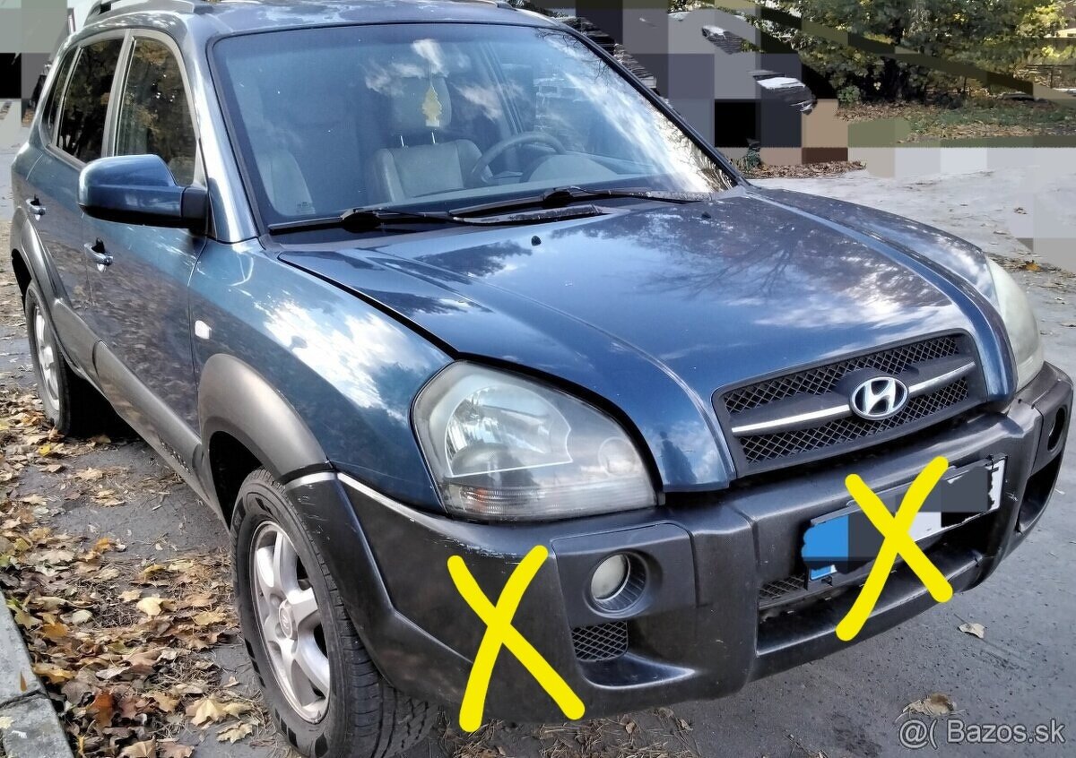 Hyundai Tucson 2.0 CRDI 2005 predám DVERE, MOTOR D4EA, TRYSK
