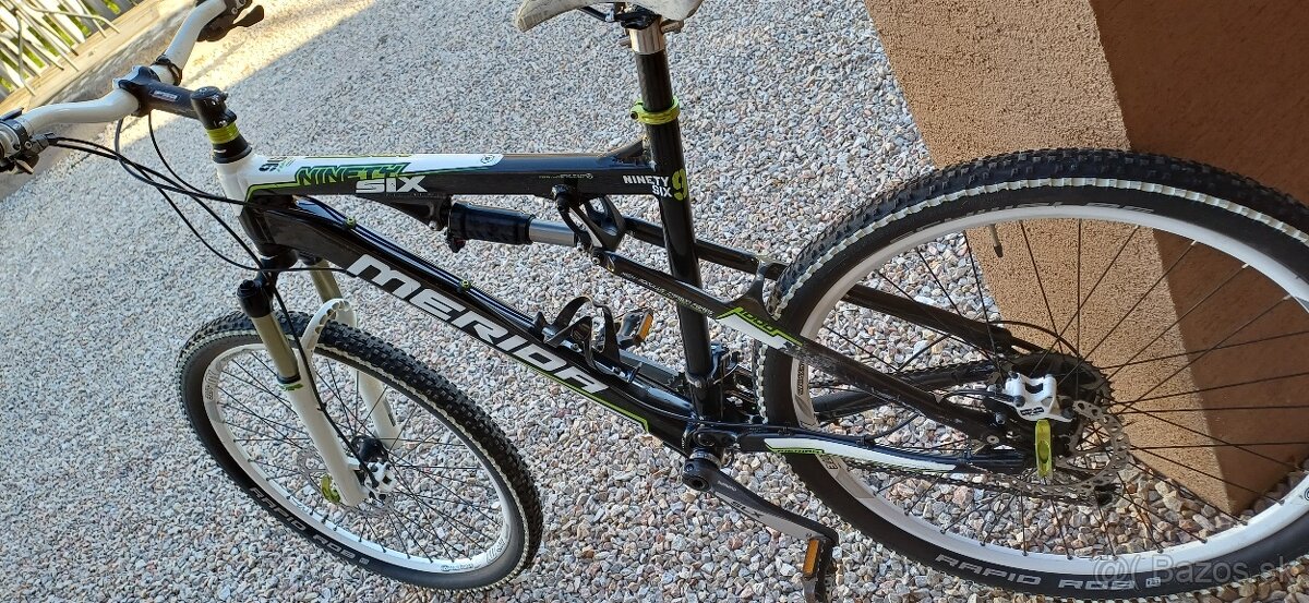 Bicykel Merida 96 celoodpružený