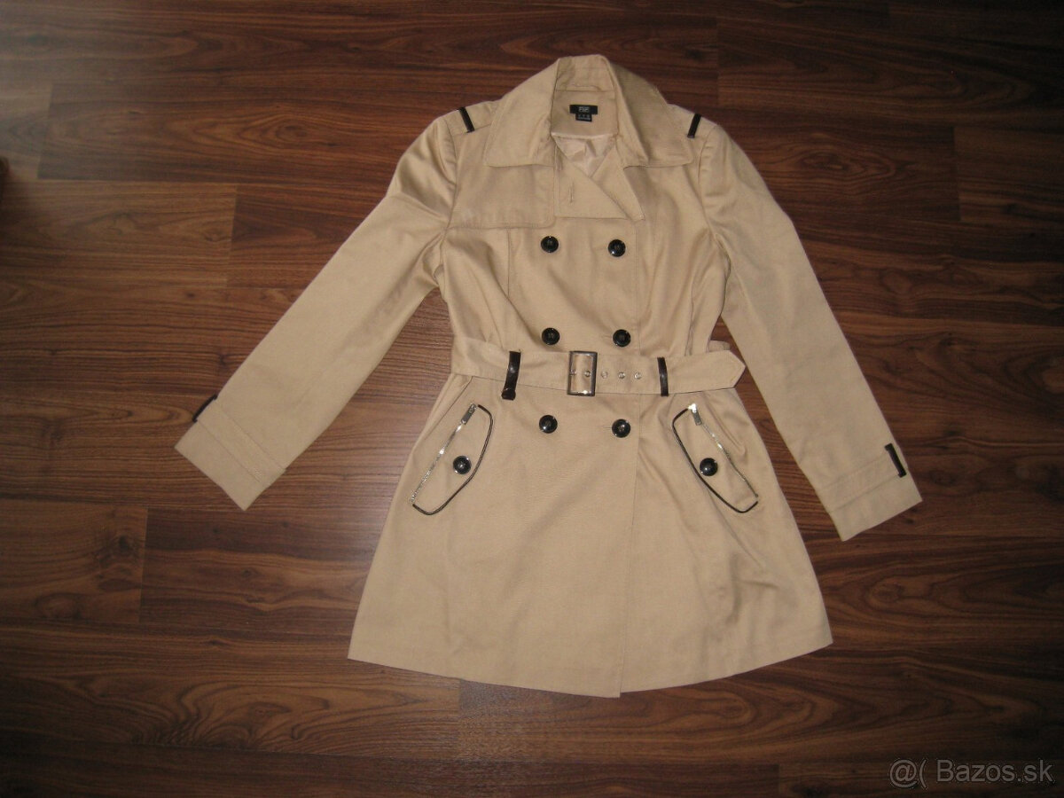 Dámsky prechodný kabát / trenčkot, č.40