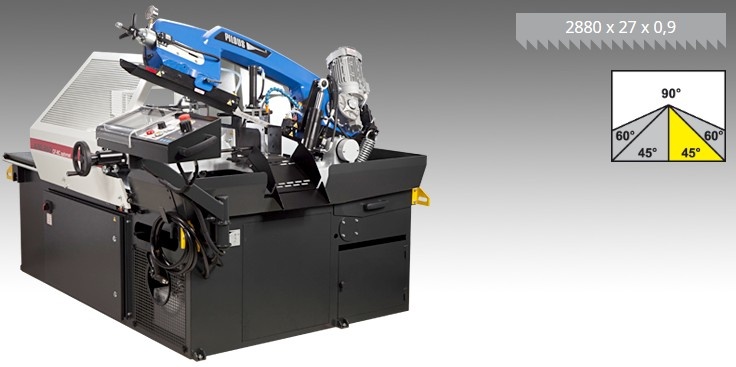 CNC AUTOMATICKÁ PÁSOVÁ PILA NA KOV ČESKÉ VÝROBY PILOUS 260