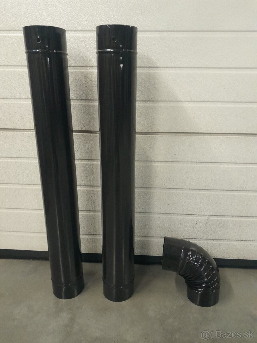 Kominove smaltovane rury 130 + koleno 130