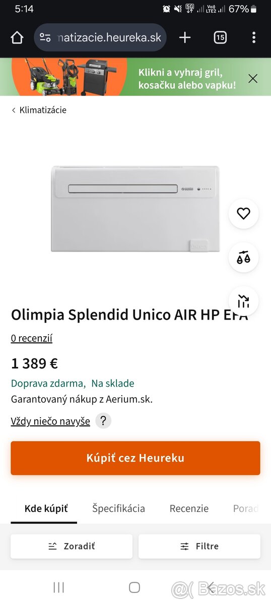 Olimpia Splendid Unico AIR HP EFA