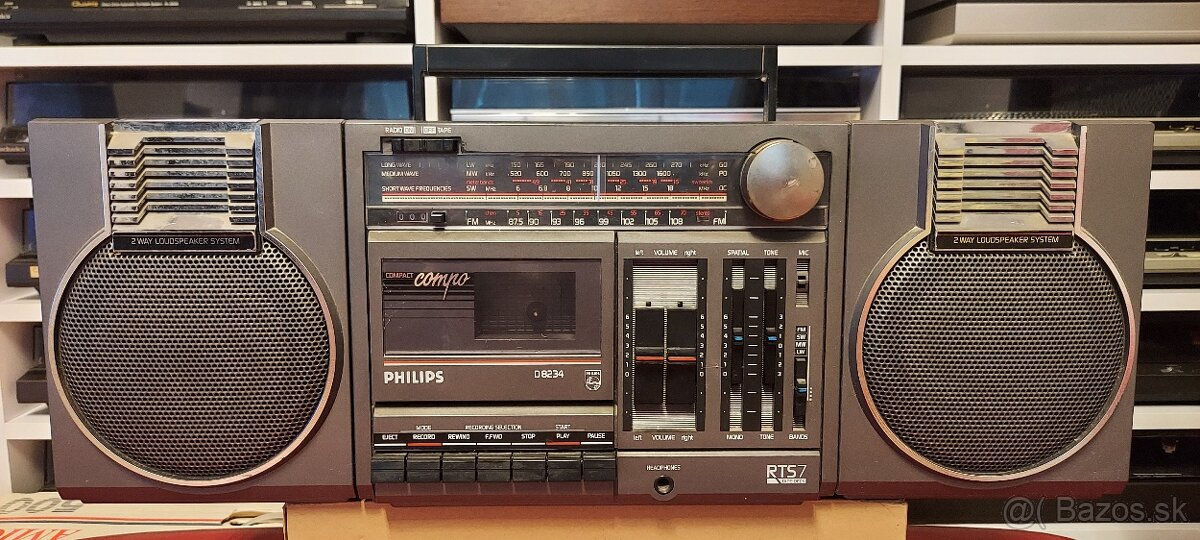 Predám vintage boombox Philips D-8234
