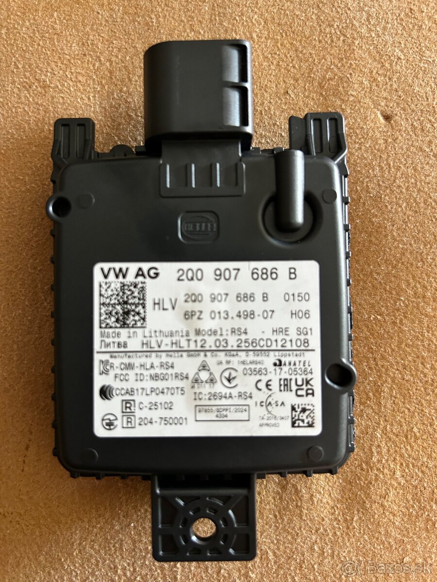 OEM 2Q0 907 686 B snimac mrtveho uhla Škoda, VW, Seat