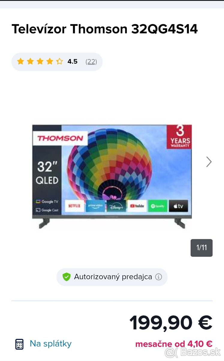 Predám Thomson 32'