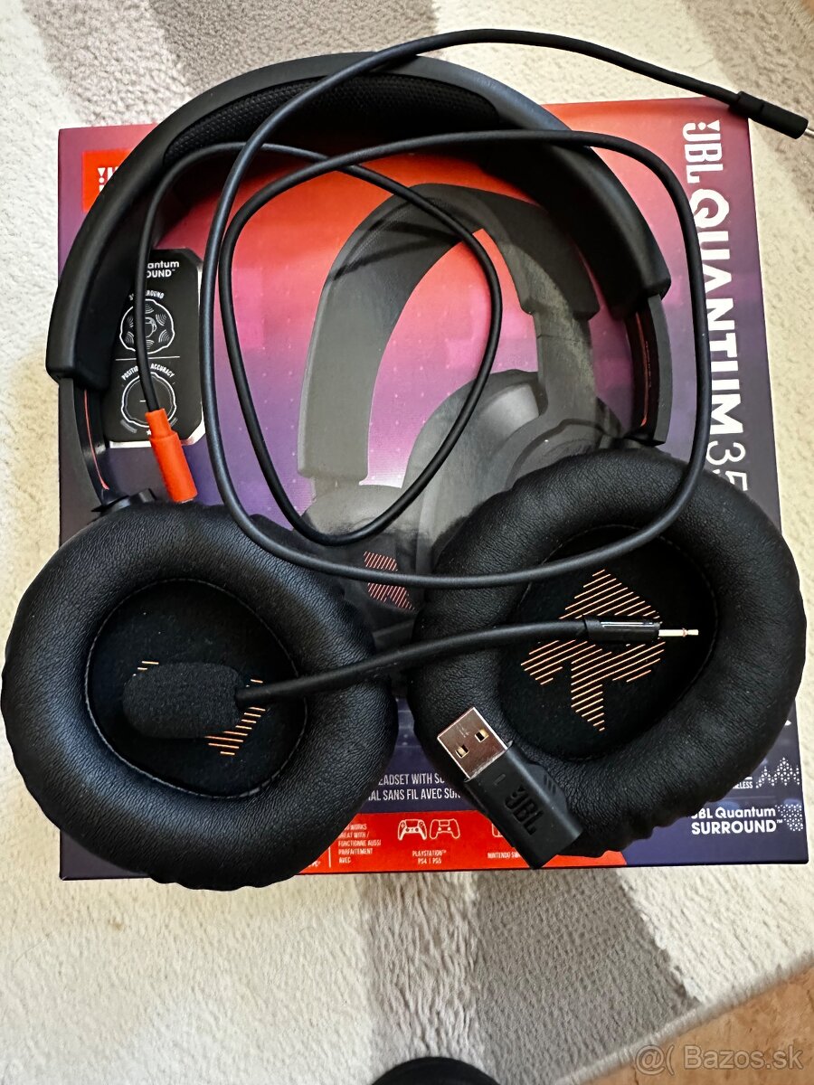 Herne slúchadlá JBL Quantum 350 Wireless