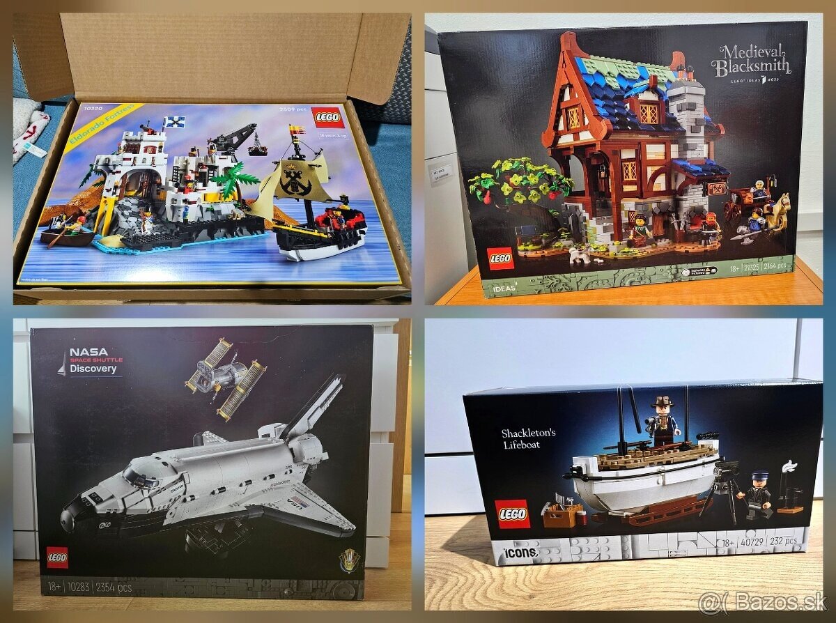 LEGO Icons a Ideas sety NOVÉ