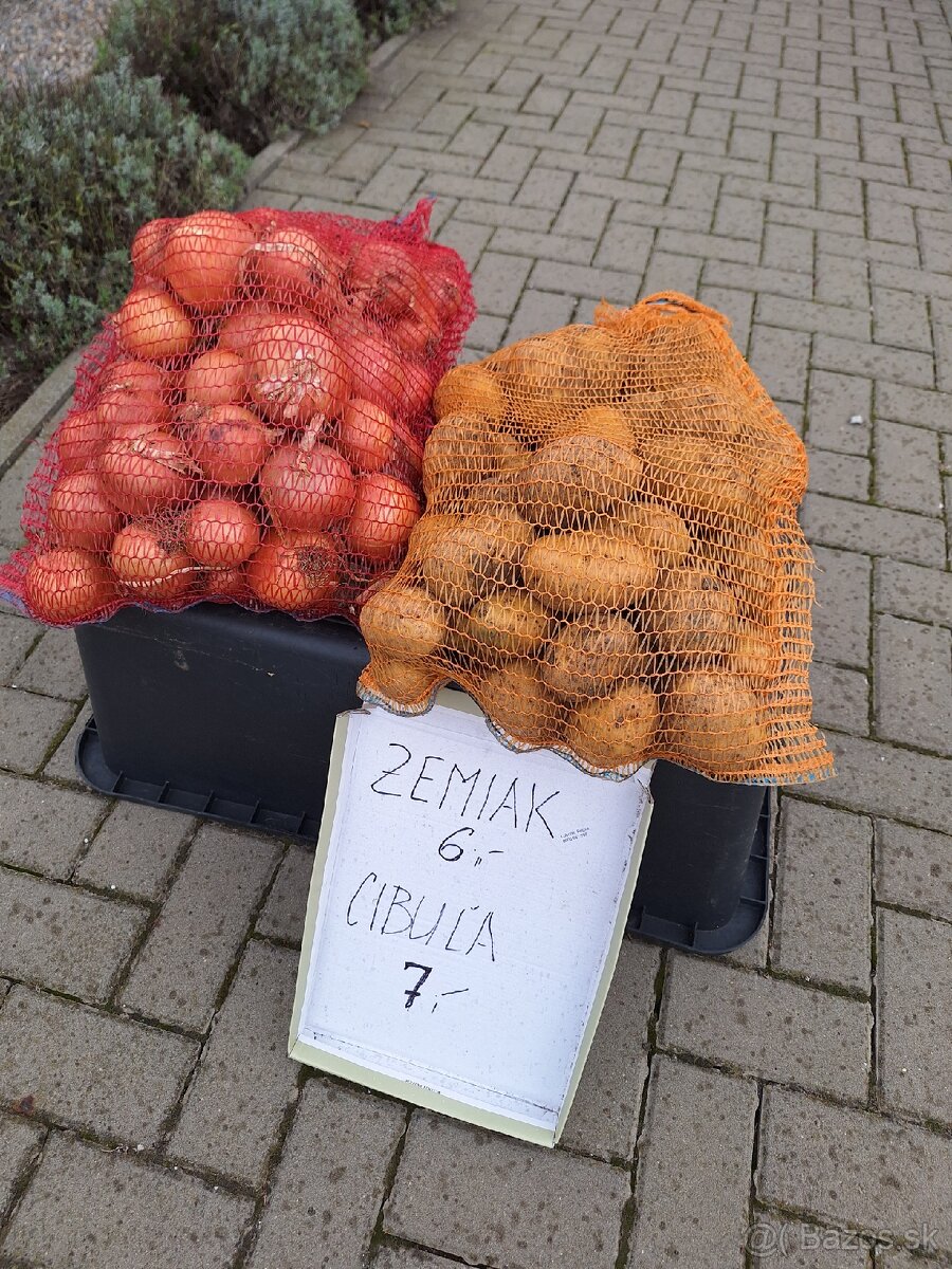 Predám zemiaky a cibulu