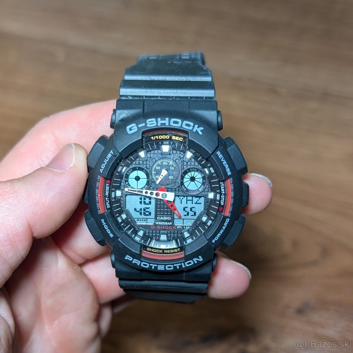 Casio GShock Resist 5081 GA-100 čierno červené
