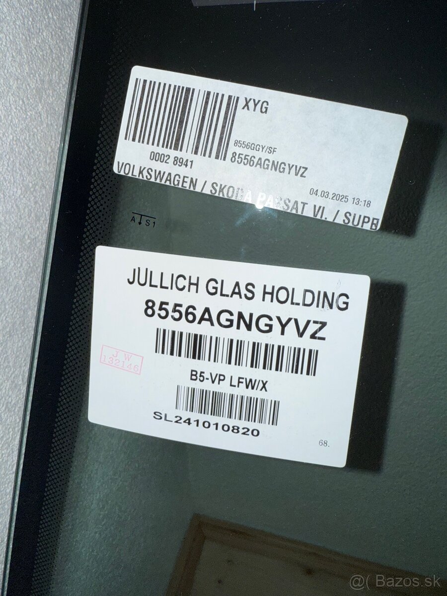 Čelne sklo passat b5 superb 1