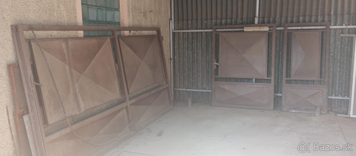 Kovová brána, bránka, plotový dielec