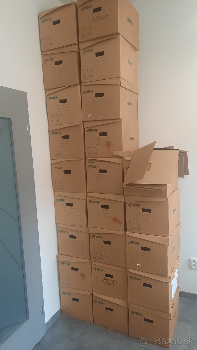 kartónové krabice 44x33x30cm