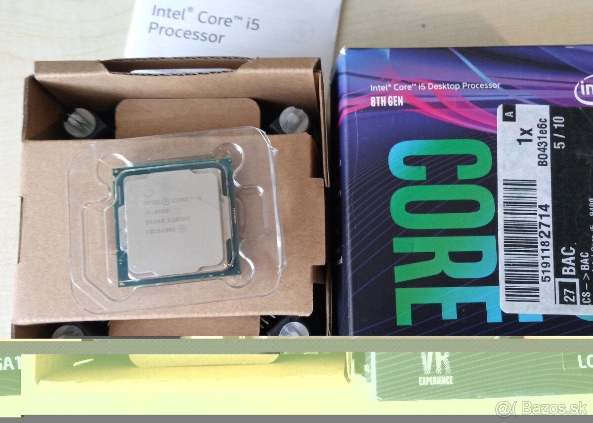 CPU i5 8600 + chladič