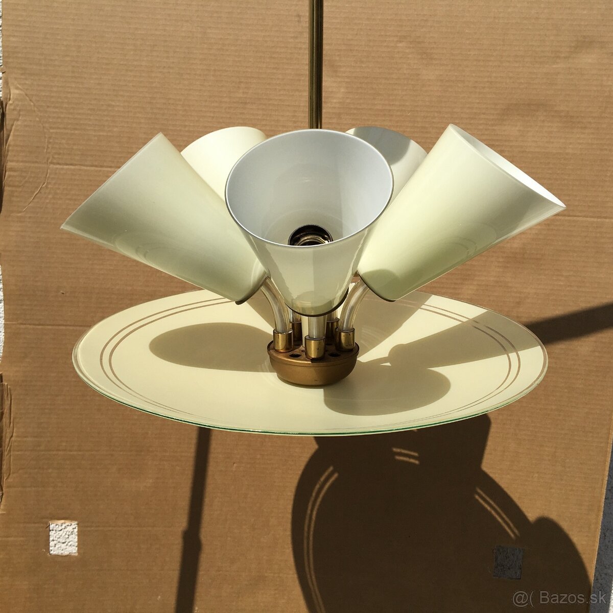 Art Deco Starozitna Lampa Luster Napako 1930