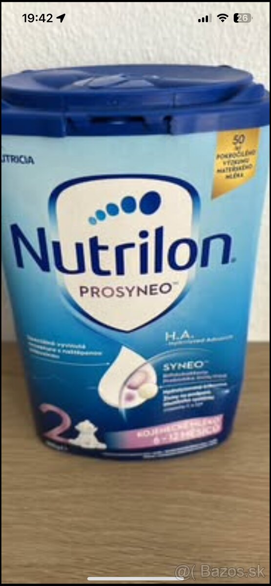 Predám Nutrilon 2