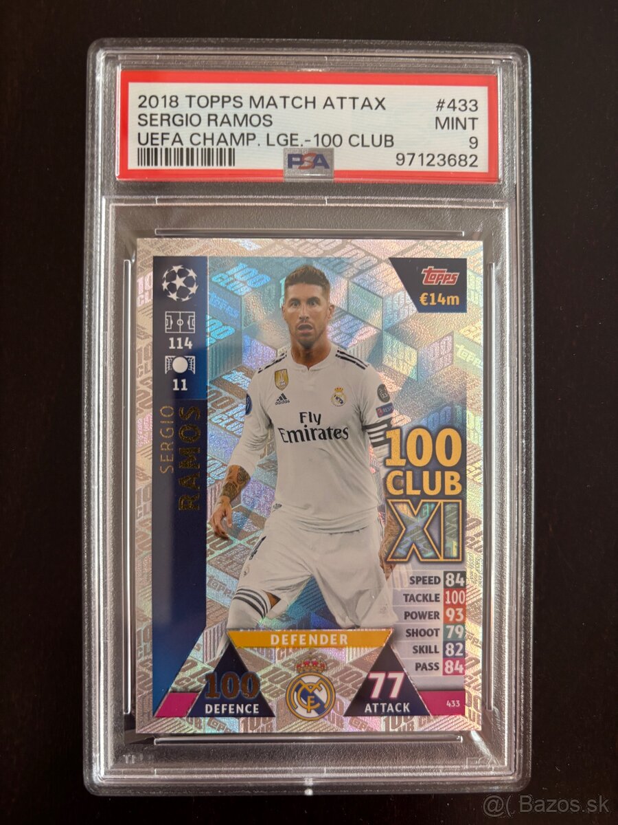 Futbalová karta - Sergio Ramos PSA9