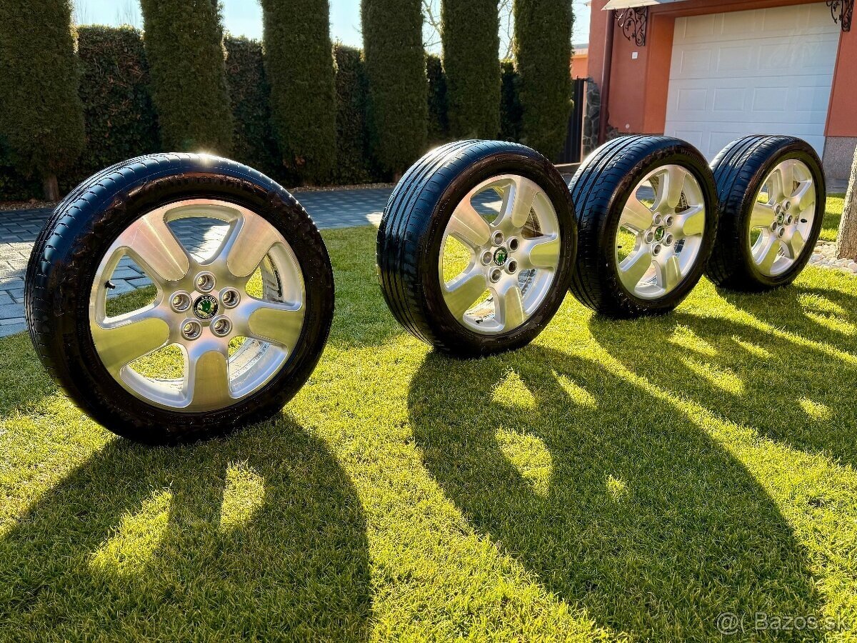 Komplet letnú sadu na Škoda,Vw,Seat,Audi-5x112 225/50 R17...