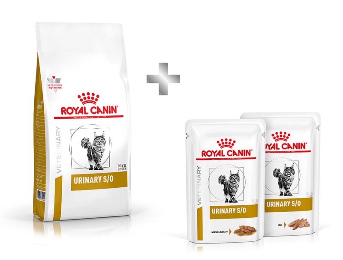 Royal Canin Cat Urinary S/O 1,5kg granule + 4x 85g kapsičky